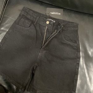 BRAND NEW PLT mom denim shorts